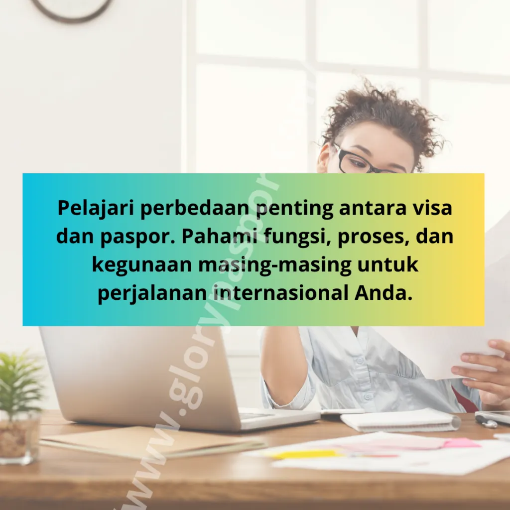 Visa dan paspor apakah sama?